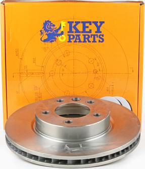 Key Parts KBD5757S - Гальмівний диск autozip.com.ua