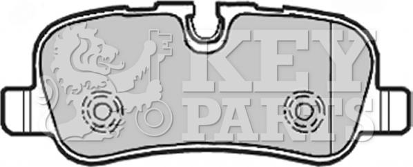 Key Parts KBP1941 - Гальмівні колодки, дискові гальма autozip.com.ua