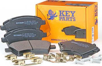 Key Parts KBP1968 - Гальмівні колодки, дискові гальма autozip.com.ua
