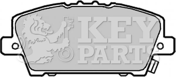 Key Parts KBP1986 - Гальмівні колодки, дискові гальма autozip.com.ua