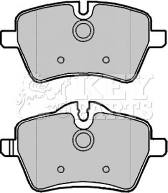 Key Parts KBP1988 - Гальмівні колодки, дискові гальма autozip.com.ua