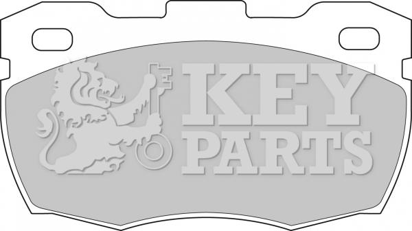 Key Parts KBP1571 - Гальмівні колодки, дискові гальма autozip.com.ua