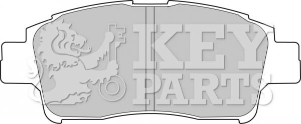 Key Parts KBP1681 - Гальмівні колодки, дискові гальма autozip.com.ua