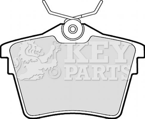 Key Parts KBP1899 - Гальмівні колодки, дискові гальма autozip.com.ua