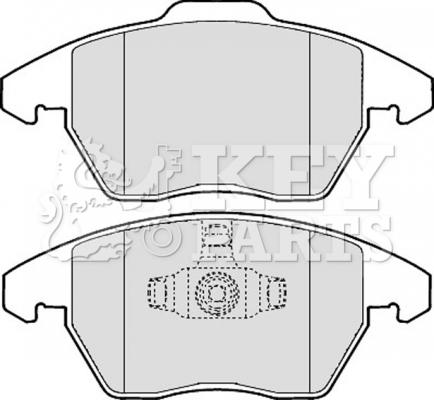 Key Parts KBP1888 - Гальмівні колодки, дискові гальма autozip.com.ua