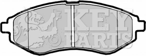 Key Parts KBP1879 - Гальмівні колодки, дискові гальма autozip.com.ua