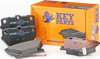 Key Parts KBP1712 - Гальмівні колодки, дискові гальма autozip.com.ua
