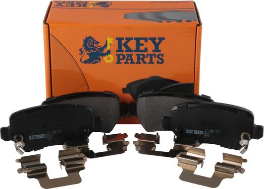 Key Parts KBP1777 - Гальмівні колодки, дискові гальма autozip.com.ua