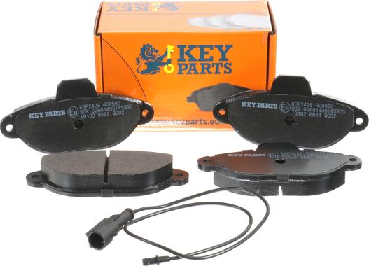 Key Parts KBP2428 - Гальмівні колодки, дискові гальма autozip.com.ua