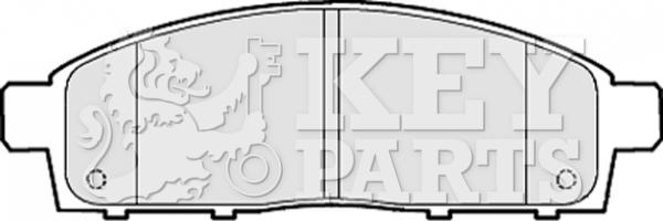 Key Parts KBP2054 - Гальмівні колодки, дискові гальма autozip.com.ua
