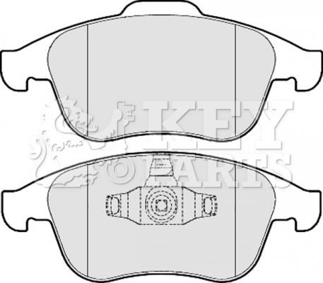 Key Parts KBP2057 - Гальмівні колодки, дискові гальма autozip.com.ua