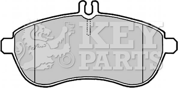 Key Parts KBP2008 - Гальмівні колодки, дискові гальма autozip.com.ua