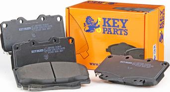 Key Parts KBP2002 - Гальмівні колодки, дискові гальма autozip.com.ua