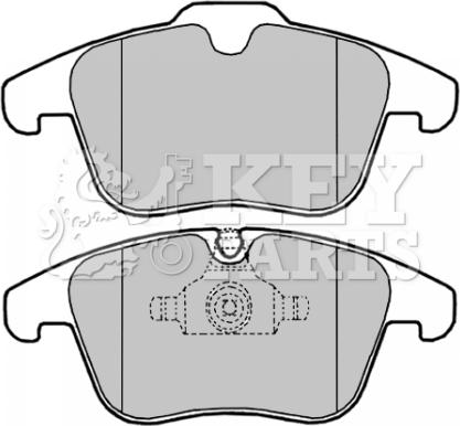 Key Parts KBP2023 - Гальмівні колодки, дискові гальма autozip.com.ua