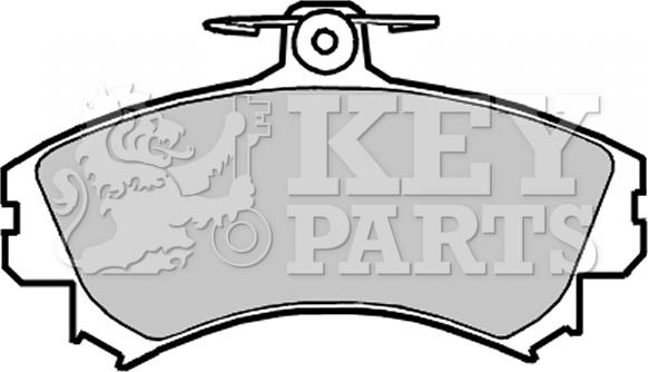 Key Parts KBP2151 - Гальмівні колодки, дискові гальма autozip.com.ua
