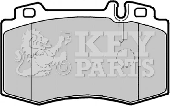Key Parts KBP2132 - Гальмівні колодки, дискові гальма autozip.com.ua