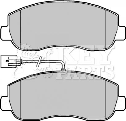 Key Parts KBP2266 - Гальмівні колодки, дискові гальма autozip.com.ua