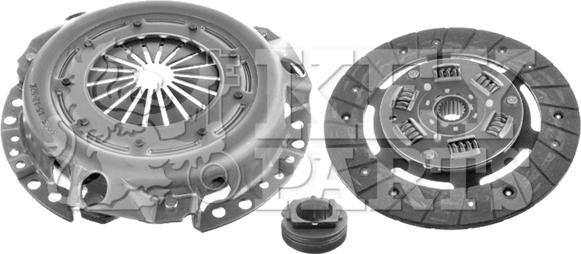 Key Parts KC7511 - Комплект зчеплення autozip.com.ua
