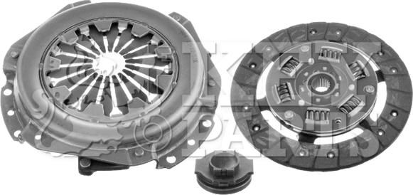 Key Parts KC7617 - Комплект зчеплення autozip.com.ua