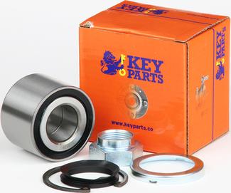 Key Parts KWB080 - Комплект підшипника маточини колеса autozip.com.ua