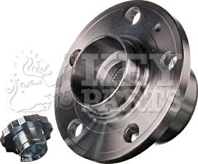 Key Parts KWB809 - Комплект підшипника маточини колеса autozip.com.ua