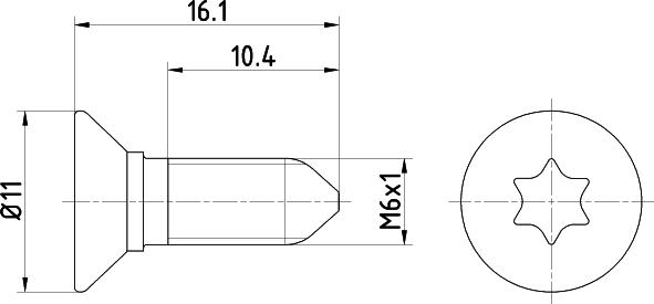 KIA 1220306167K - Гальмівний диск autozip.com.ua