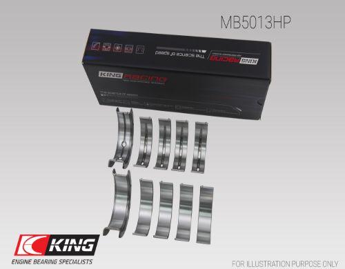 King MB5013HP - Комплект підшипників колінчастого вала autozip.com.ua