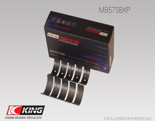 King MB5758XP - Комплект підшипників колінчастого вала autozip.com.ua