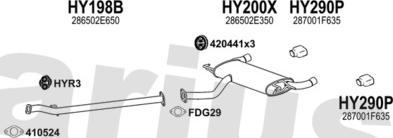 Klarius 450275U - Система випуску ОГ autozip.com.ua