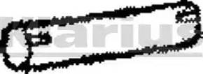 Klarius 460067 - Труба вихлопного газу autozip.com.ua