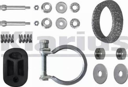 Klarius 402742 - Монтажний комплект, глушитель autozip.com.ua
