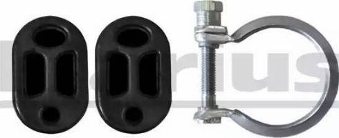 Klarius 402 762 - Монтажний комплект, глушитель autozip.com.ua