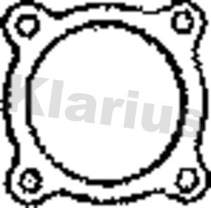 Klarius 410458 - Прокладка, труба вихлопного газу autozip.com.ua