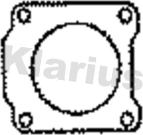 Klarius 410462 - Прокладка, труба вихлопного газу autozip.com.ua