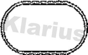 Klarius 410403 - Прокладка, труба вихлопного газу autozip.com.ua