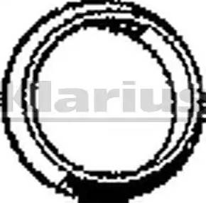 Klarius 410421 - Прокладка, труба вихлопного газу autozip.com.ua