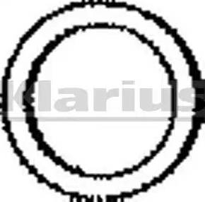 Klarius 410566 - Прокладка, труба вихлопного газу autozip.com.ua
