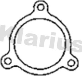 Klarius 410673 - Прокладка, труба вихлопного газу autozip.com.ua