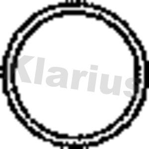 Klarius 410157 - Прокладка, труба вихлопного газу autozip.com.ua