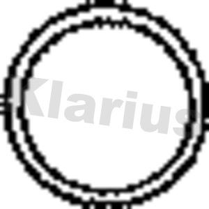 Klarius IZG1AM - Прокладка, труба вихлопного газу autozip.com.ua