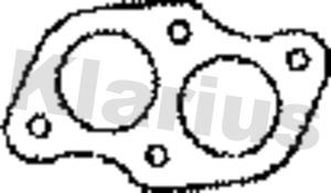Klarius 410327 - Прокладка, труба вихлопного газу autozip.com.ua