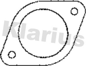 Klarius 410374 - Прокладка, труба вихлопного газу autozip.com.ua
