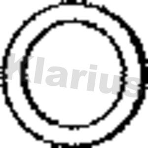 Klarius 410211 - Прокладка, труба вихлопного газу autozip.com.ua