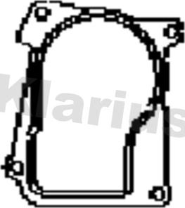 Klarius 410797 - Прокладка, труба вихлопного газу autozip.com.ua