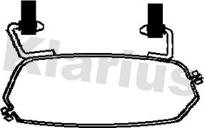 Klarius 430448 - Кронштейн, втулка, система випуску autozip.com.ua