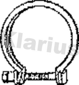 Klarius 430484 - З'єднувальні елементи, система випуску autozip.com.ua