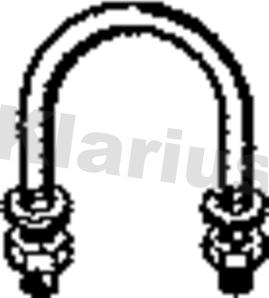Klarius 430011 - Кронштейн, втулка, система випуску autozip.com.ua