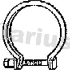 Klarius 430896 - З'єднувальні елементи, система випуску autozip.com.ua