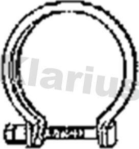 Klarius 431088 - З'єднувальні елементи, система випуску autozip.com.ua