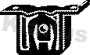 Klarius 420466 - Кронштейн, втулка, система випуску autozip.com.ua